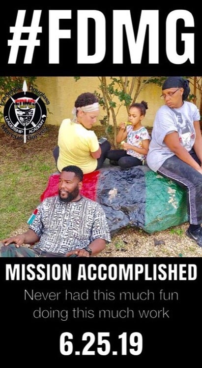 A picture of fund raising campaign's success posted by Dr Umar Johnson.